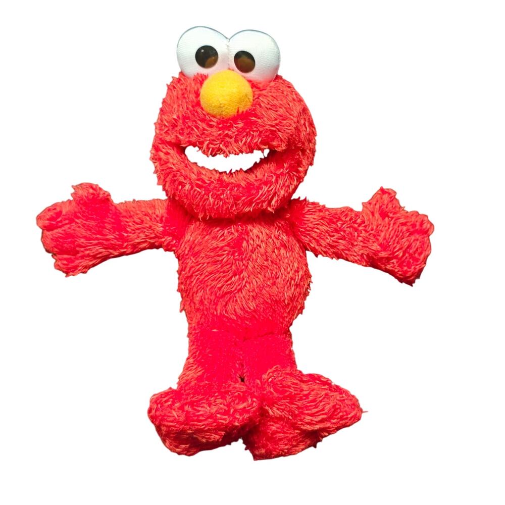Sesame Street Smiling Elmo Stuffed Plush Toy Doll 10” - Picture 6 of 6